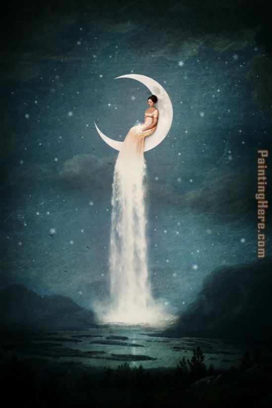Unknown Artist moon river lady